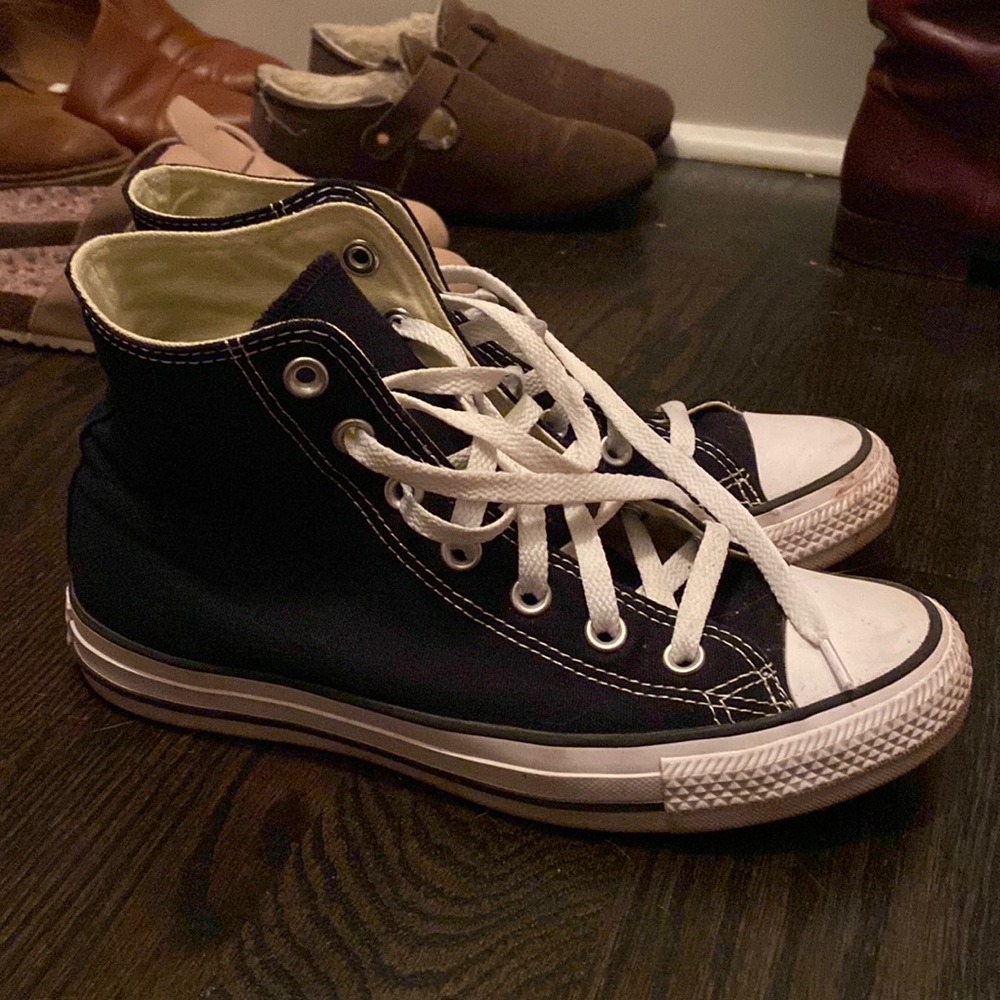 Black Hightop Converse